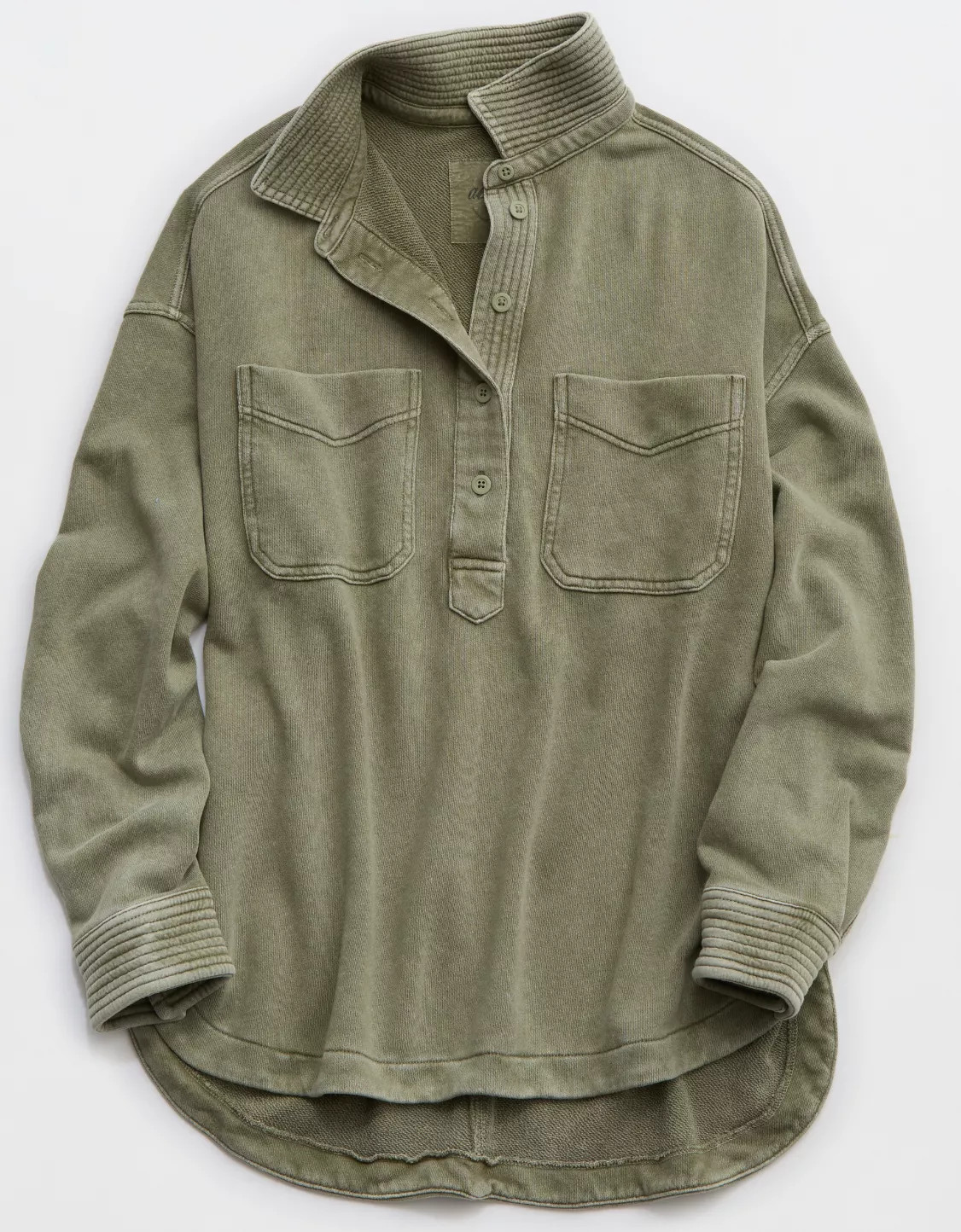 Aerie Popover Polo Sweatshirt | American Eagle Outfitters (US & CA)