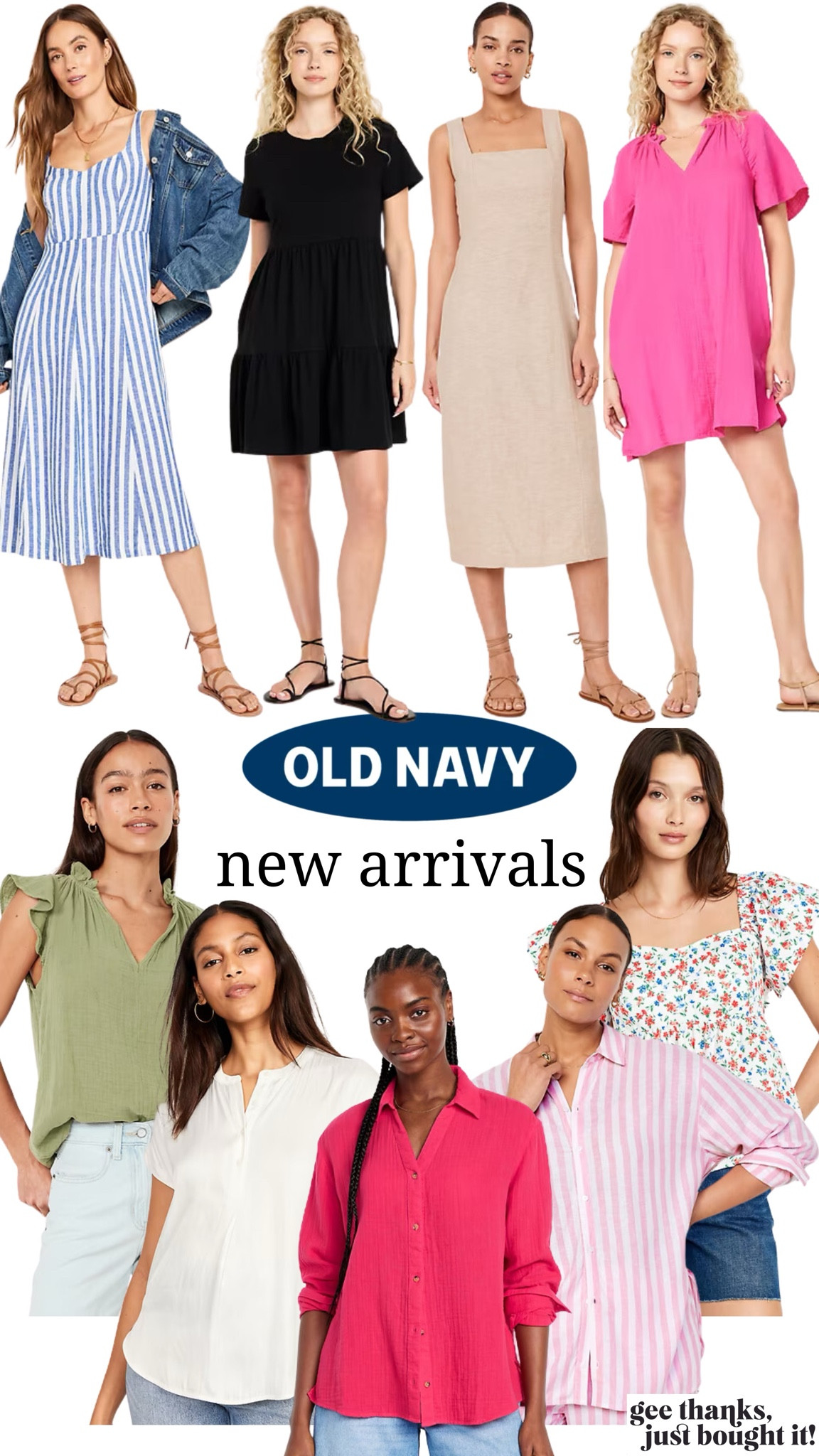 Old Navy New Arrivals, Spring Dresses, Summer Dresses, Spring Tops, Business Casual, Cute Spring Outfits

#LTKstyletip #LTKSeasonal #LTKsalealert