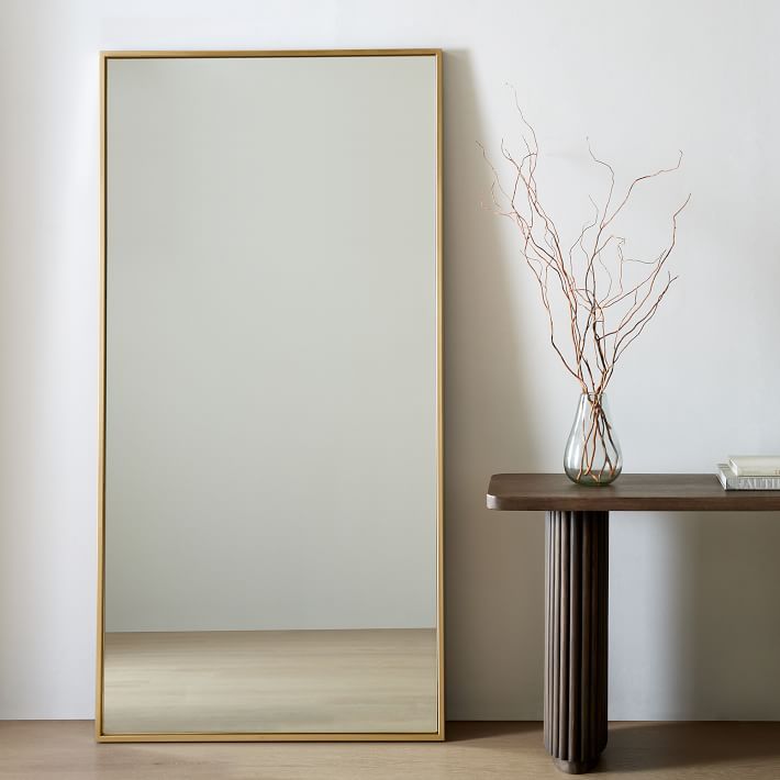 Metal Frame Oversized Floor Mirror - 39"W x 78"H | West Elm (US)