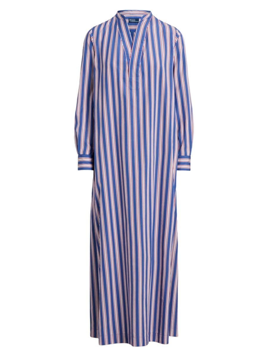 Cotton Striped Maxi Dress | Saks Fifth Avenue