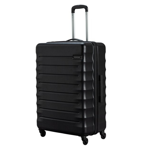 Buy Featherstone 4 Wheel Hard Large Suitcase - Black | Suitcases | Argos | argos.co.uk