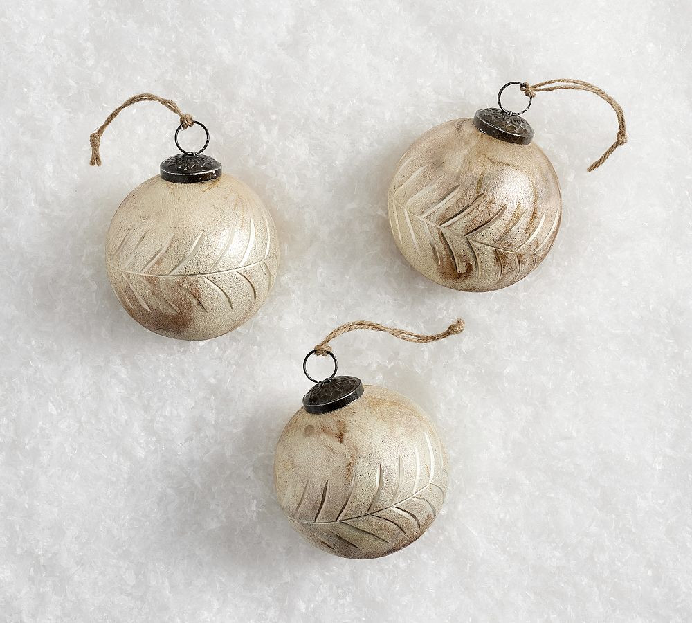 Printed Sphere Ornament | Pottery Barn (US)