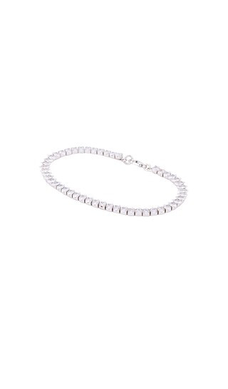 Natasha Bracelet in 18k Rhodium Plated Brass | Revolve Clothing (Global)
