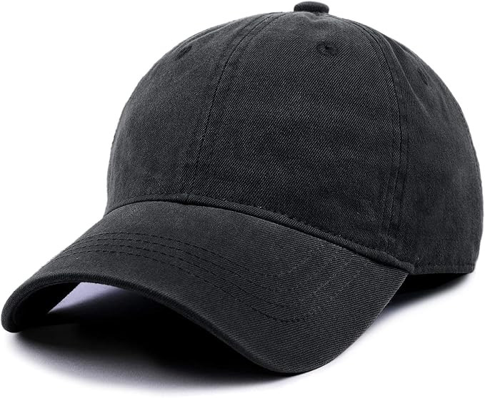 FURTALK Men and Women Vintage Washed Distressed Cotton Baseball Cap Plain Blank Adjustable Classi... | Amazon (CA)