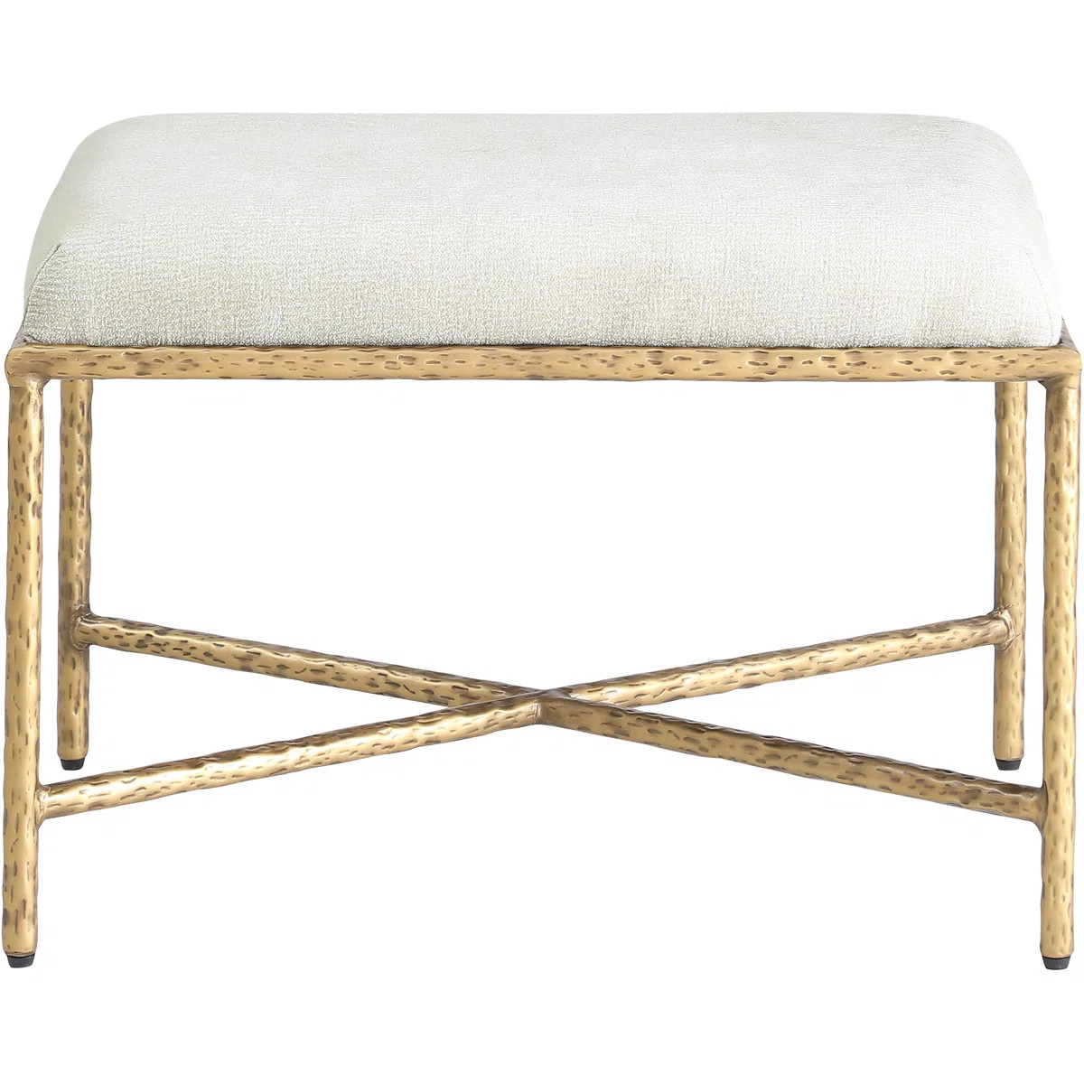 Iyania Chenille Fabric Bench | Wayfair North America