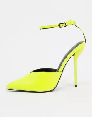 ASOS DESIGN Possible pointed high heels in yellow | ASOS (Global)