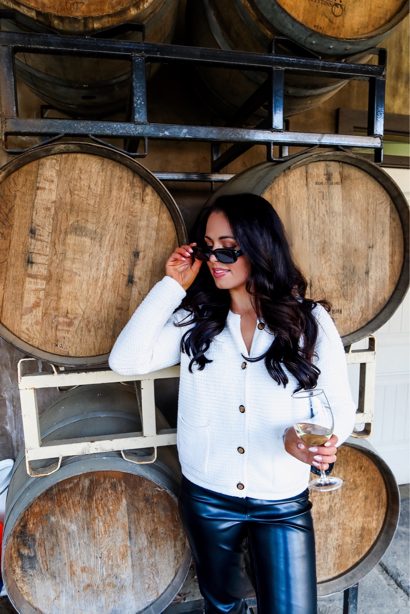Under $40 amazon button front lady cardigan (small, 5+ colors), under $50 amazon leather pants (tts), under $50 Mary Jane heels (tts), under $10 amazon rectangle glasses #founditonamazon


#LTKMostLoved #LTKsalealert #LTKfindsunder50