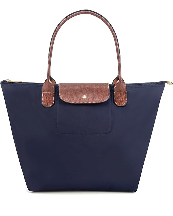 Tote Bag for Women Foldable Shoulder Bag Nylon Weekend Hobo Handbag | Amazon (US)