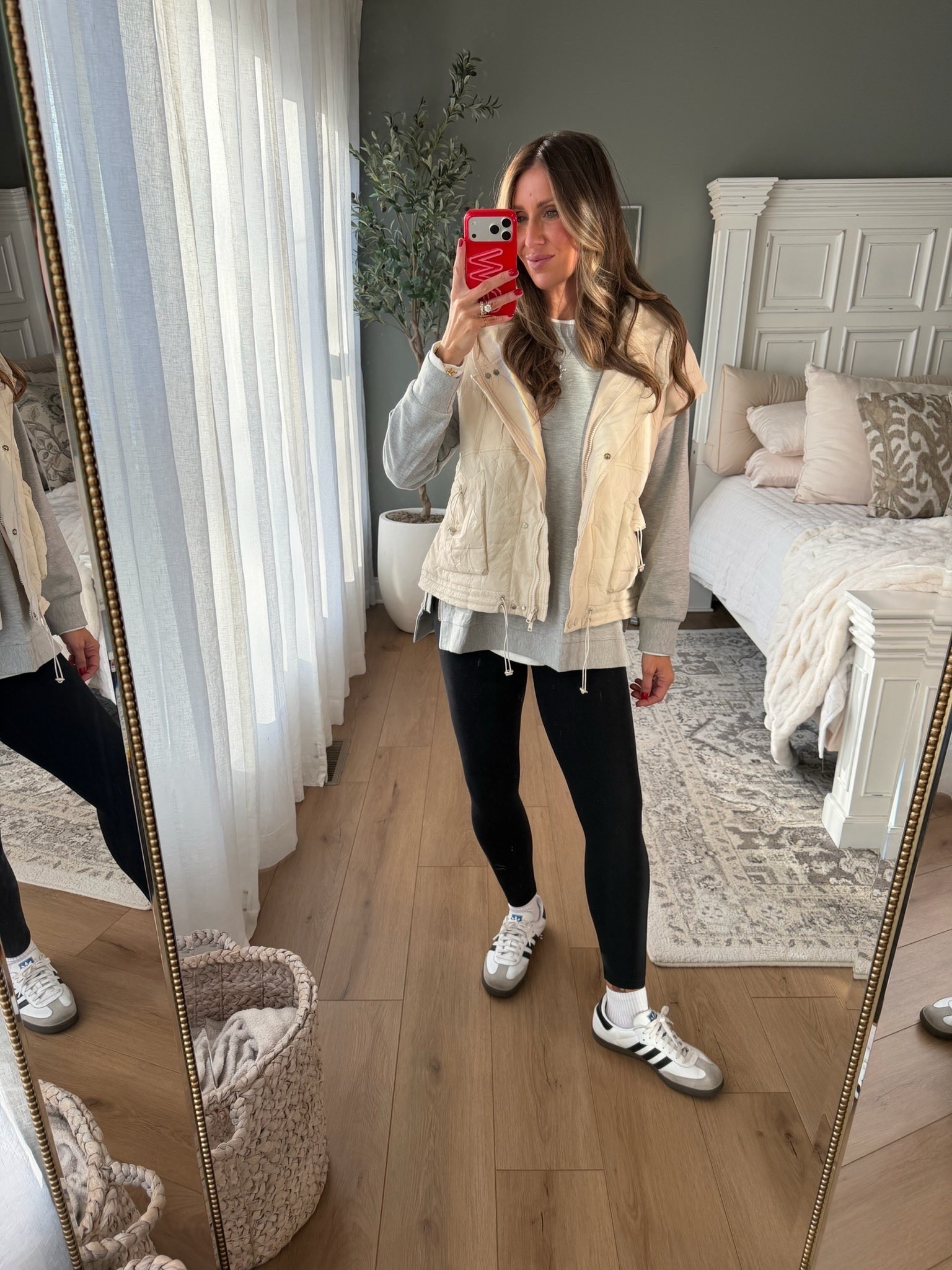 This is the perfect outfit for winter! Loving this white vest with the softest leggings. Mom approved Amazon style. Winter outfits soft cozy cute wear everyday winter wear white vest cute outfits for women mom style cute affordable finds themominstyle 

#LTKootd #LTKdayinmylife #LTKmomlife