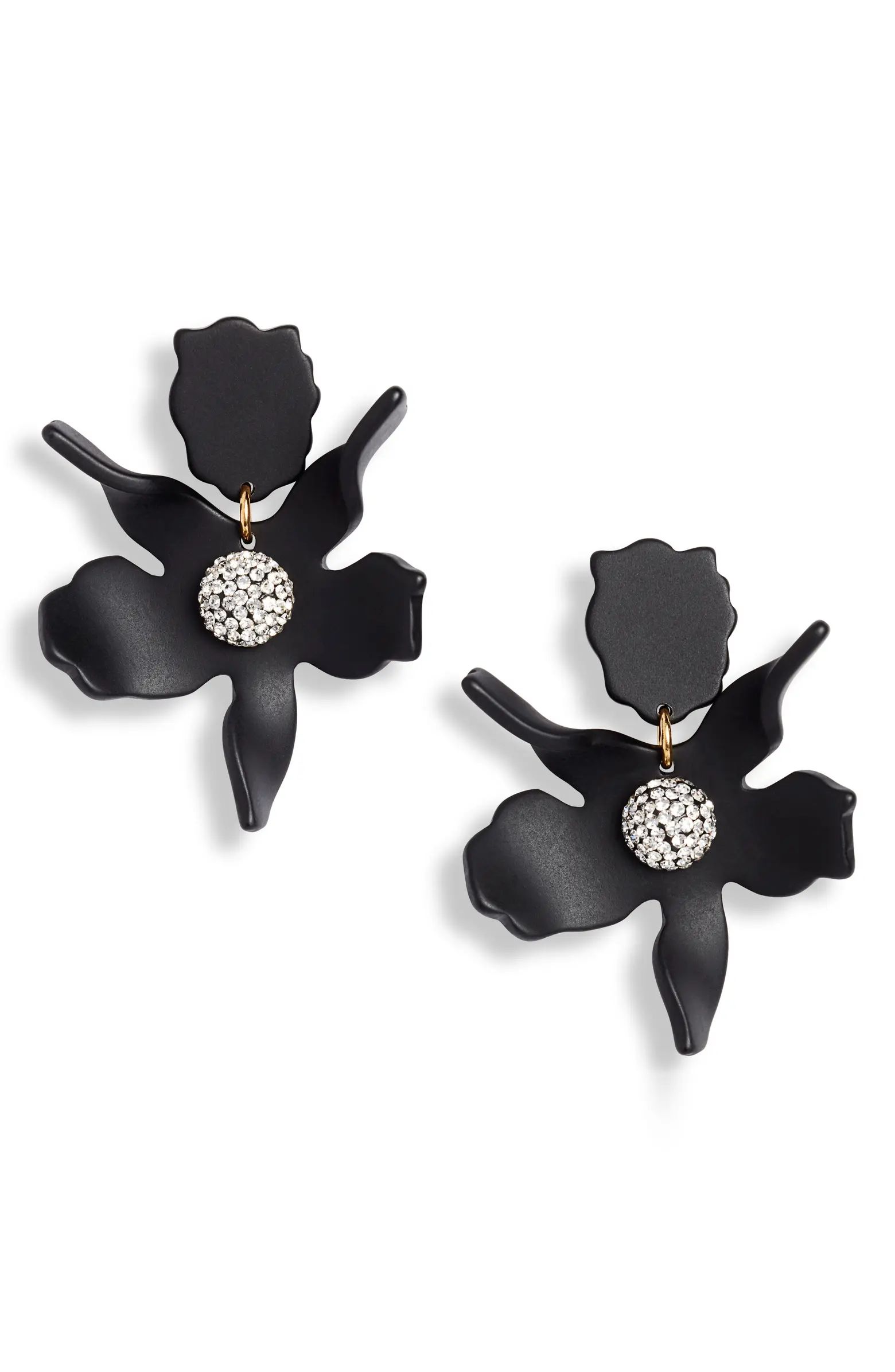 Lele Sadoughi Small Crystal Lily Earrings | Nordstrom | Nordstrom