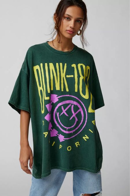 Blink 182 oversized band t-shirt. 

#bandtshirt #shirtdress #oversizedtee


#LTKfindsunder50 #LTKstyletip #LTKsalealert