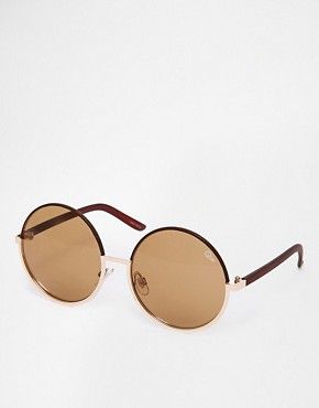 Quay Cara Round Sunglasses | ASOS UK