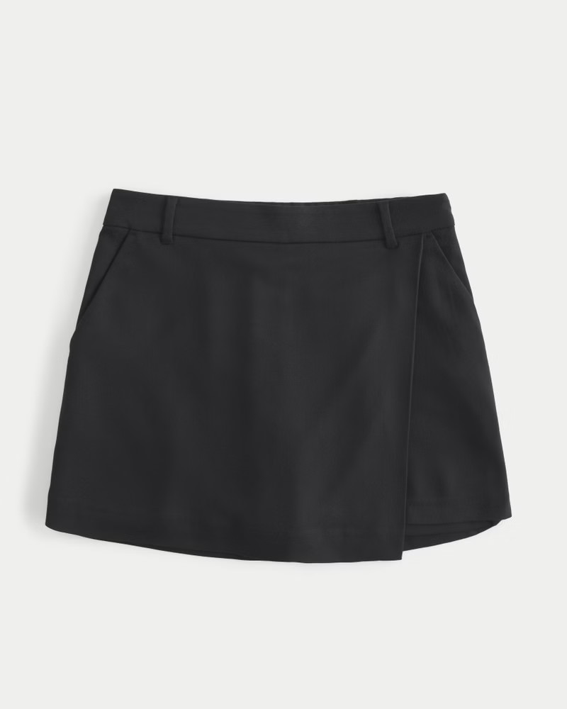 Ultra High-Rise Wrap Mini Skort | Hollister (UK)