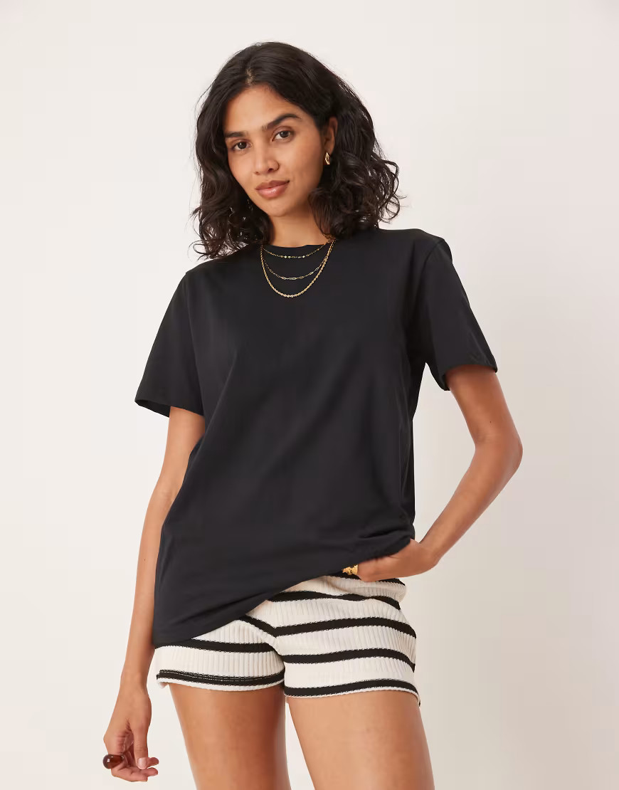 ASOS DESIGN regular fit t-shirt in black | ASOS (Global)