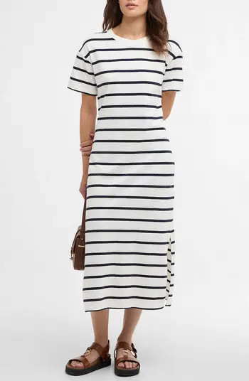 Selena Stripe T-Shirt Midi Dress | Nordstrom