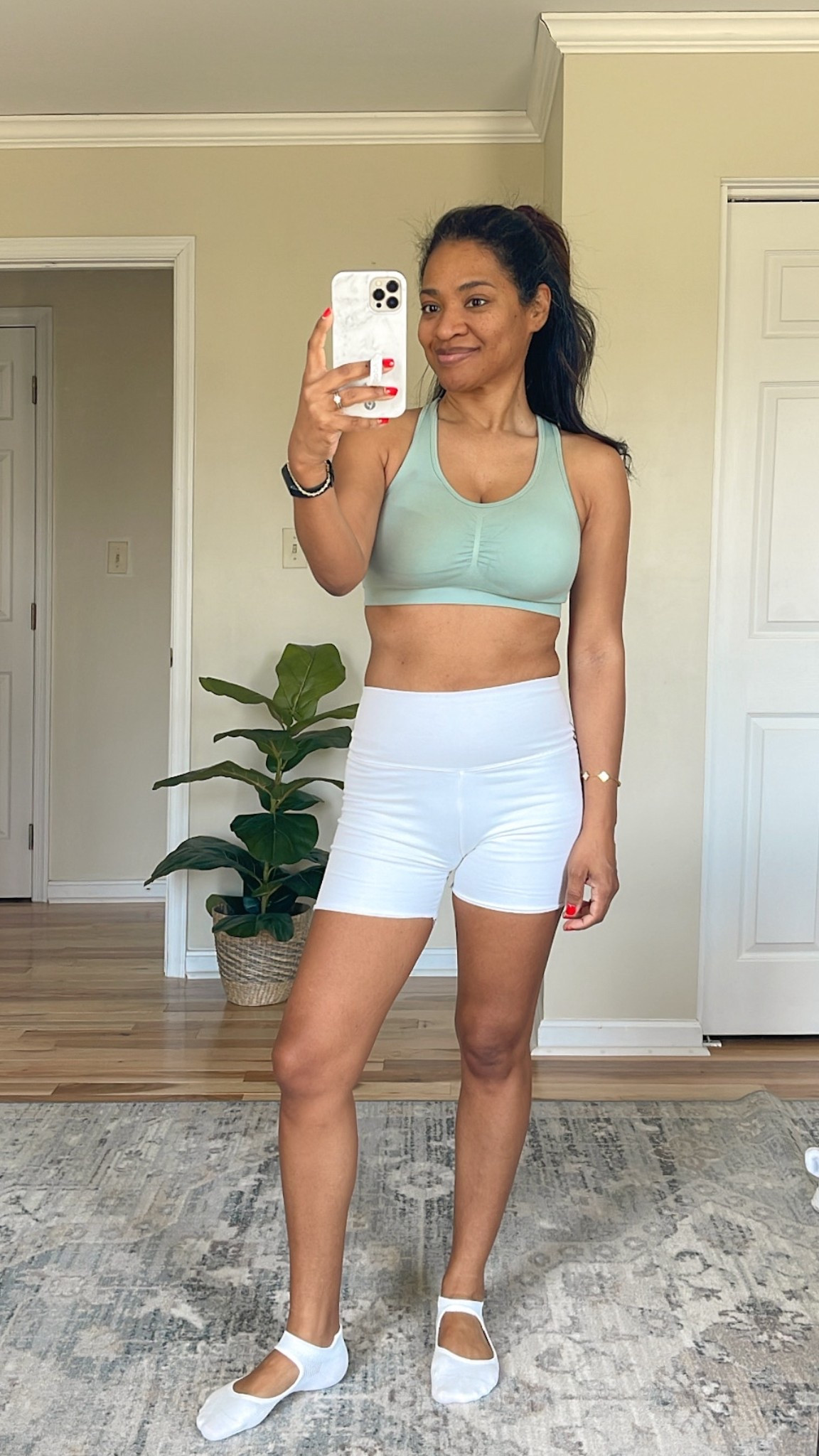 Sunday workout fit. Are in a medium in the sports bra. In a medium in the shorts.

#LTKActive #LTKfitnessgoals #LTKootd