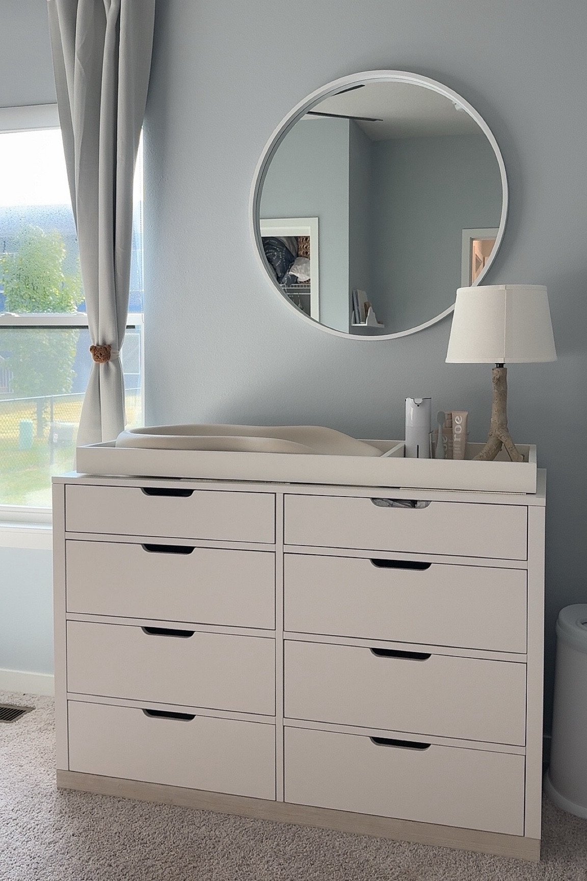 Nursery changing station ☁️🧸

#LTKKids #LTKBaby #LTKBump