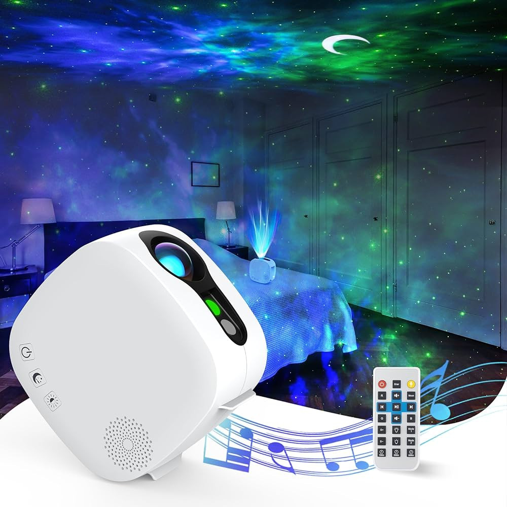 itayak Galaxy Projector,Night Light Star Projector with Bluetooth Speaker, Remot Control LED Nebu... | Amazon (US)