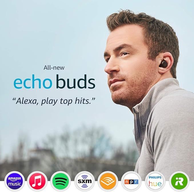 Echo Buds (2nd Gen) | Wireless earbuds with active noise cancellation, immersive sound, fast char... | Amazon (US)