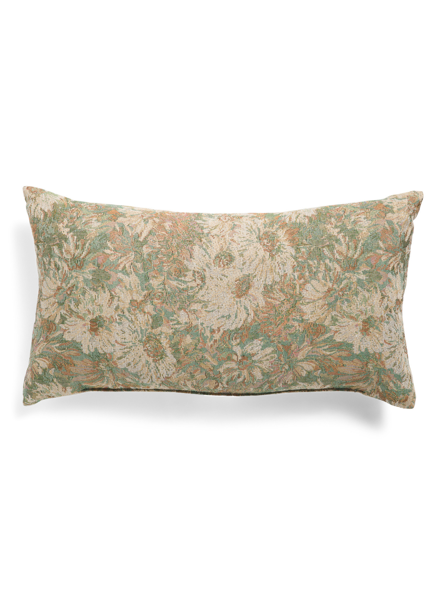 Made In Usa 14x24 Fisher Floral Tapestry Lumbar Pillow | Throw Pillows | Marshalls | Marshalls