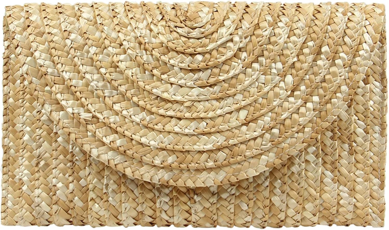 Freie Liebe Straw Clutch Bag for Women Summer Clutch Purses Beach Envelope Wallet Woven Handbags | Amazon (US)