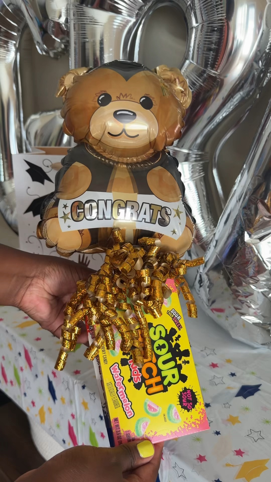 How cute is this DIY candy bouquet I made for my PreK grad? I made this for under $10 👏🏾 comment GRAD and I’ll send you a DM with a list of everything I used! 🍭🍬🎓 

@sourpatchkids @nerdscandy @scotch 

#diygifts #graduationideas #gradgift #graduationgiftideas #TikTokCreatorSearchInsightsIncentive Candy graduation gift ideas, pre k candy bouquet graduation gifts for girls, pre k graduation gifts, kindergarten graduation gift ideas, DIY gift ideas for graduation, affordable graduation gift ideas, kindergarten graduation gift ideas, kindergarten graduation gift to our daughter, preschool pre k graduation gift ideas, bham influencer, birmingham al influencer, family content creator, alabama mom creator

#LTKSeasonal #LTKKids #LTKmomlife
