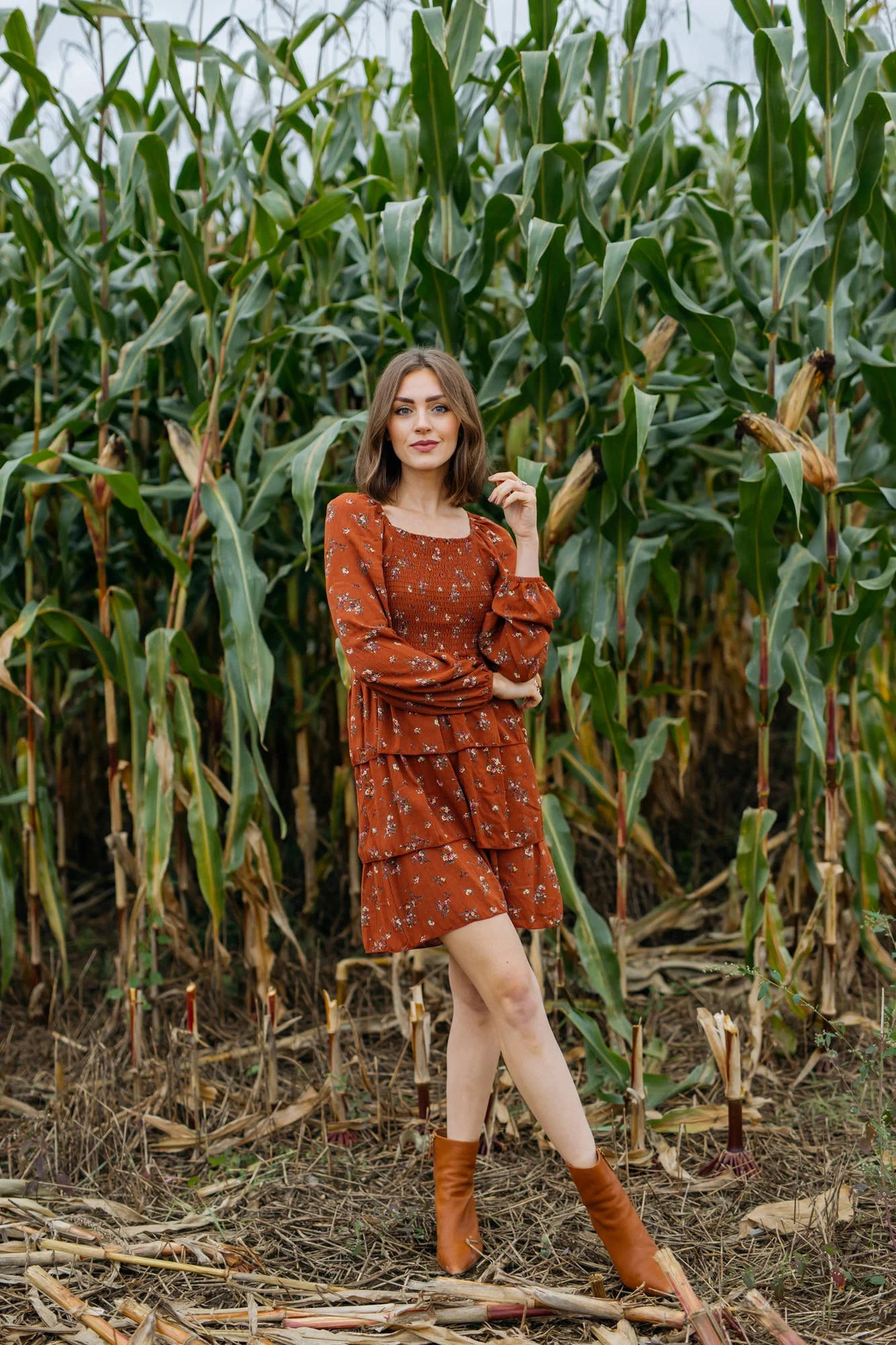 Zola Smocked Mini Dress | Morning Lavender