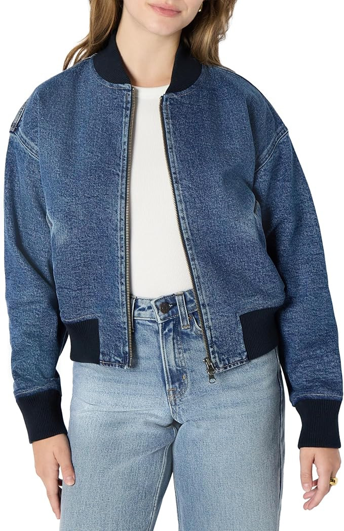 Amazon Essentials (Demi's Pick) Women's Relaxed-Fit Bomber Jacket | Amazon (US)