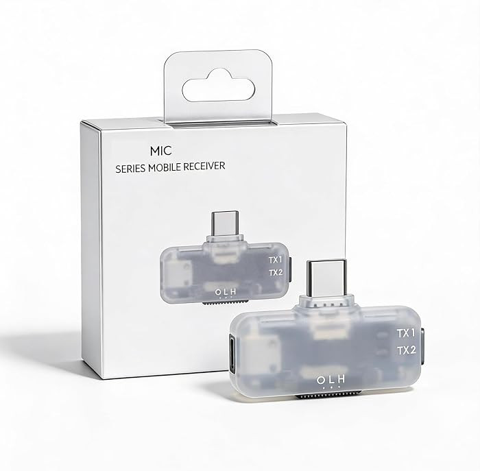 for DJI Mic Series Mobile Receiver,Type C/USB C Phone Mobile Adapters Compatible with DJI Mic min... | Amazon (US)