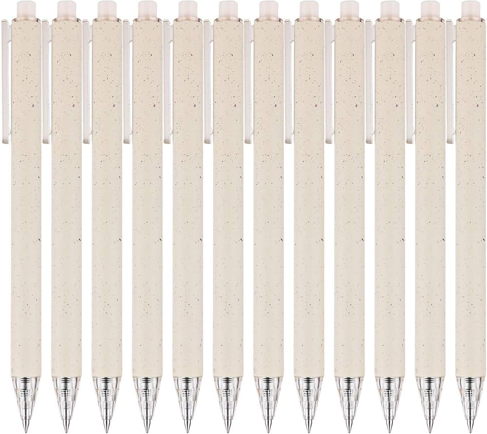 Gel Pens for Note Taking 12PCS RIANCY Black Ink Fine Point Pen Black Gel Pens Quick Dry Ink 0.5mm... | Amazon (US)