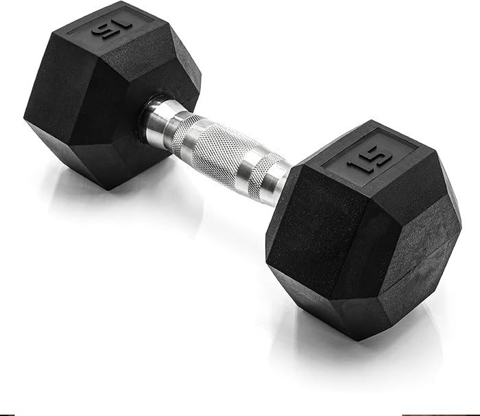 CAP Barbell Coated Hex Dumbbell Weight - Single | 10-120 lbs | Multiple Options | Amazon (US)