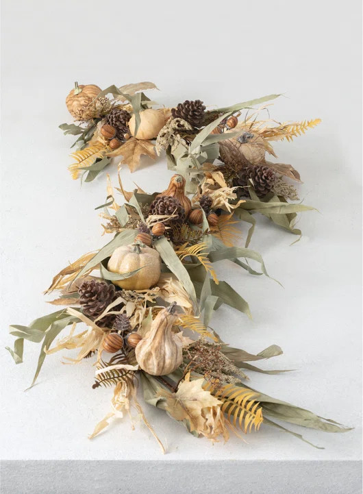 The Holiday Aisle® 6' Pumpkin Husk Garland | Birch Lane | Wayfair North America