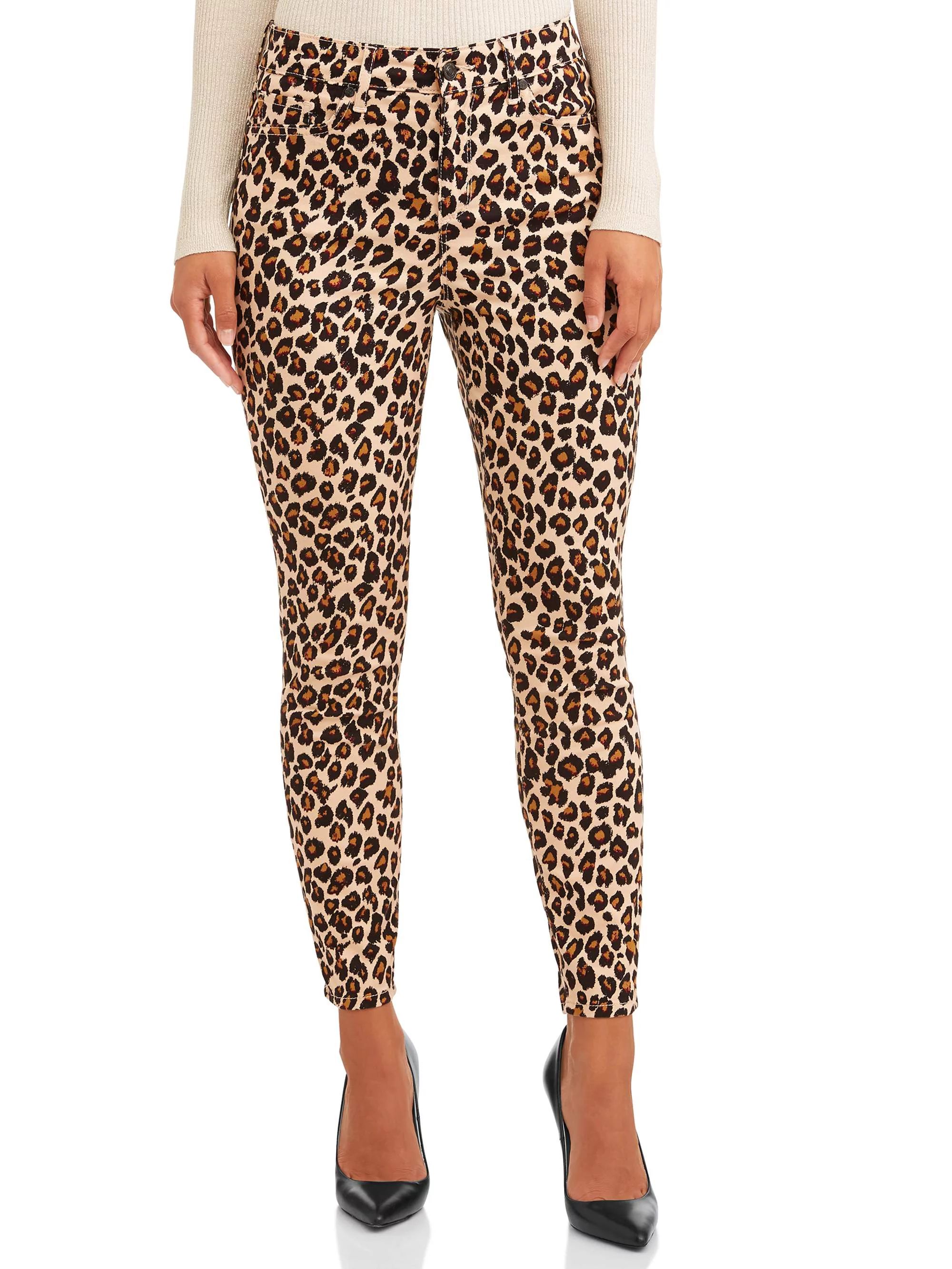 Sofia Jeans Rosa Curvy High Waist Ankle Jean Women's (Neutral Leopard) | Walmart (US)
