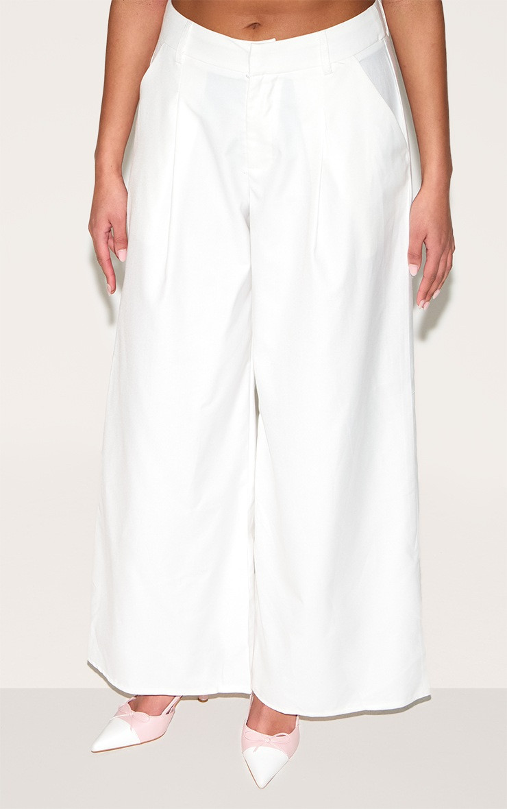 Pink and White Pu Point Toe Bow Detail High Stiletto Court Heels | PrettyLittleThing UK