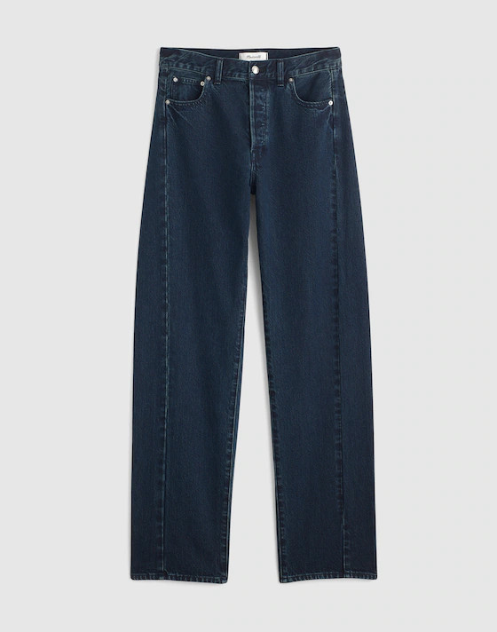 The Pieced Barrel-Leg Full-Length Jean | Madewell