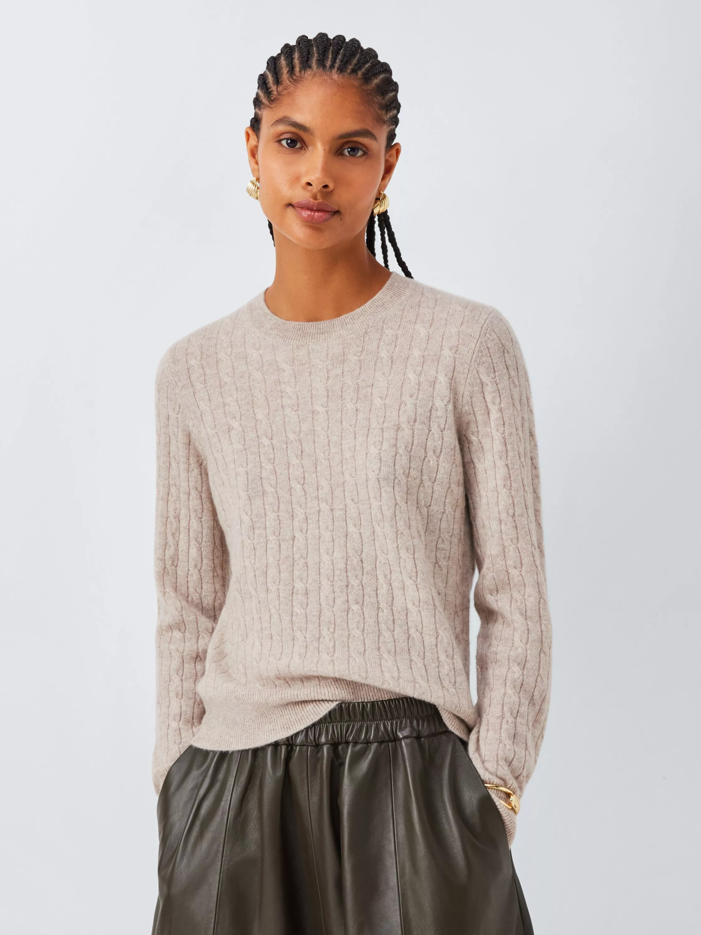 John Lewis Cashmere Cable Knit Jumper | John Lewis (UK)