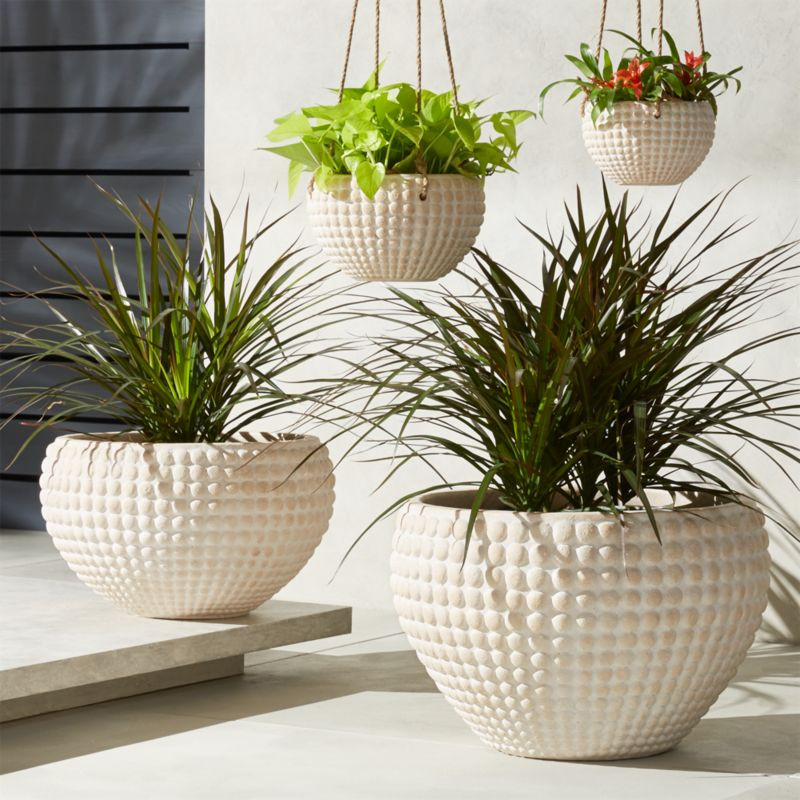 Zola Textured Planters | CB2 | CB2