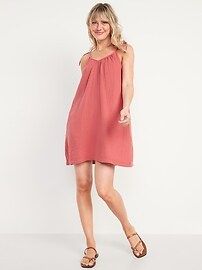 Tie-Shoulder Mini Cami Swing Dress for Women | Old Navy (US)