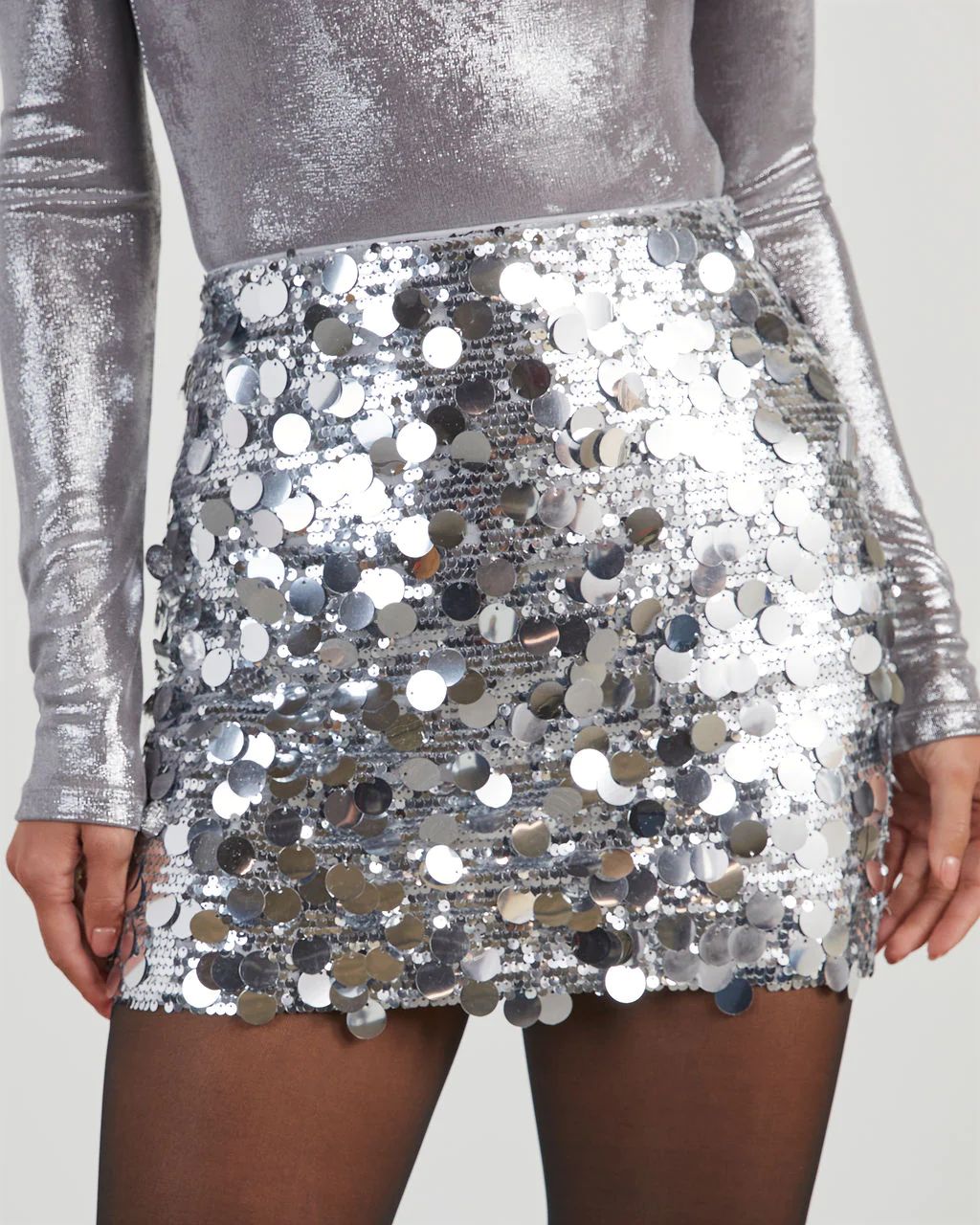 Tristy Sequin Mini Skirt | VICI Collection