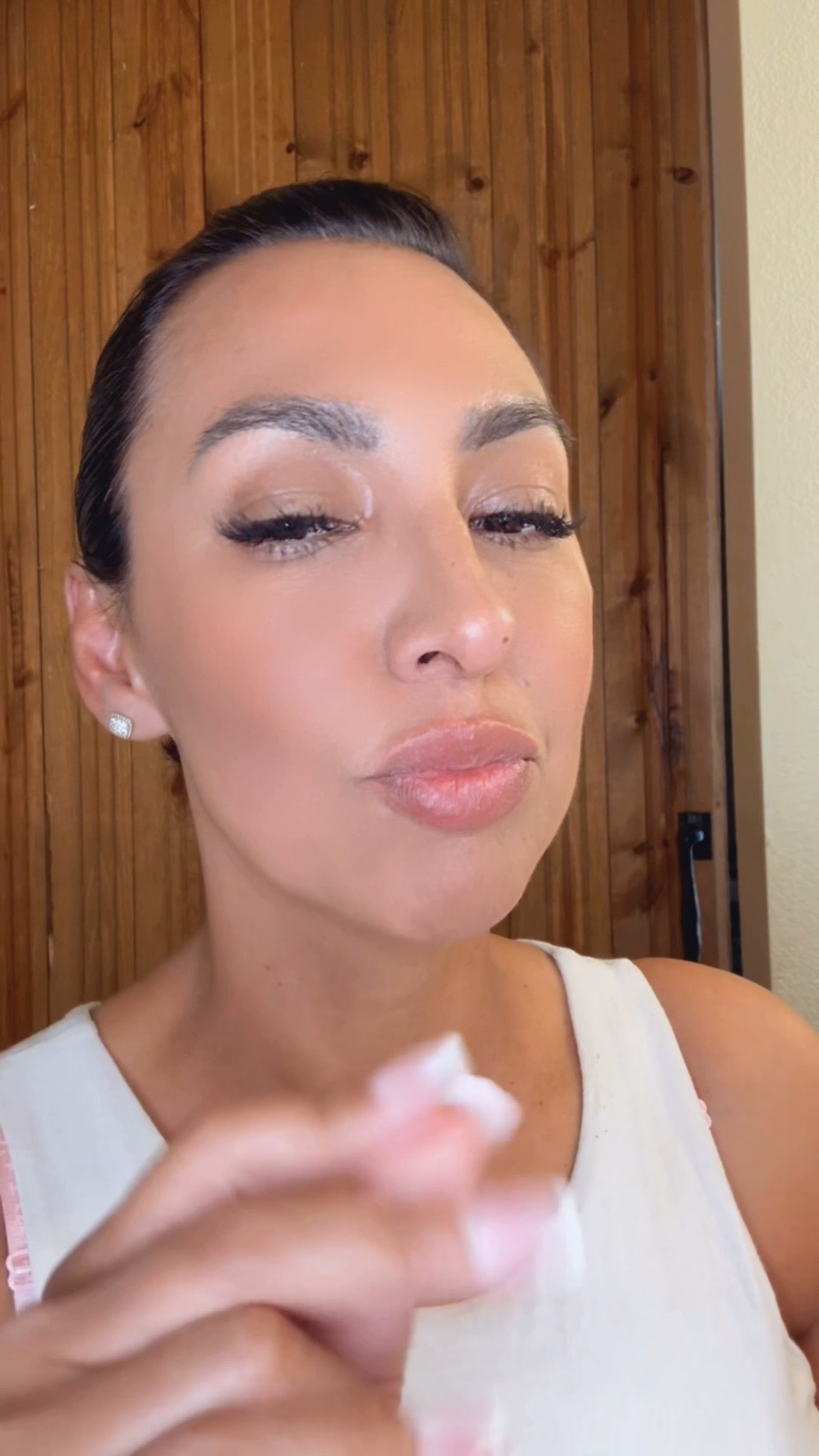For reference, I am wearing Sol de Janeiro 62 and Clinique chunky stick moisturizer 36 bursting blossom ￼

#LTKBeauty #LTKselfcare #LTKWorkwear