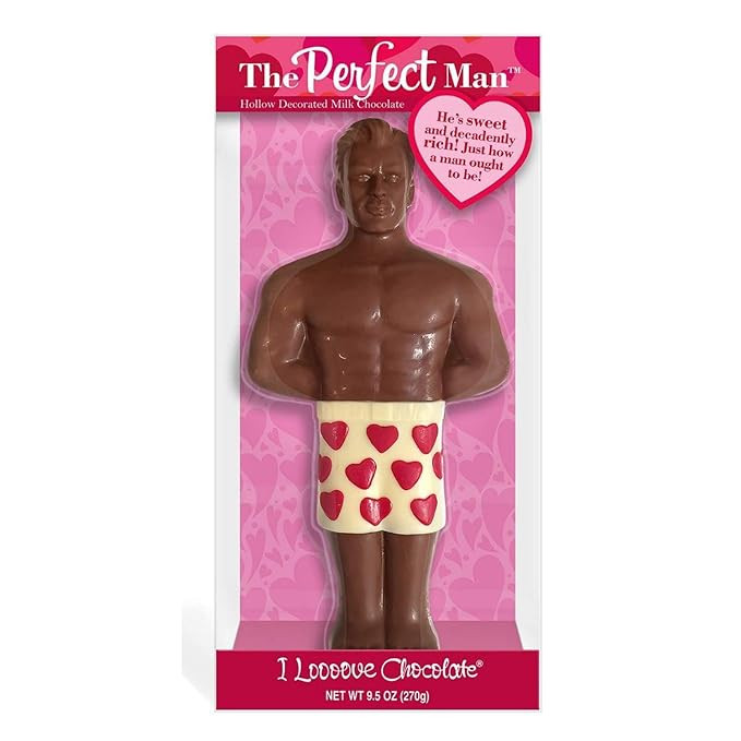 The Jumbo Perfect Man Valentine's Day Hollow Decorated Milk Chocolate - The Bigger The Better 9.5... | Amazon (US)
