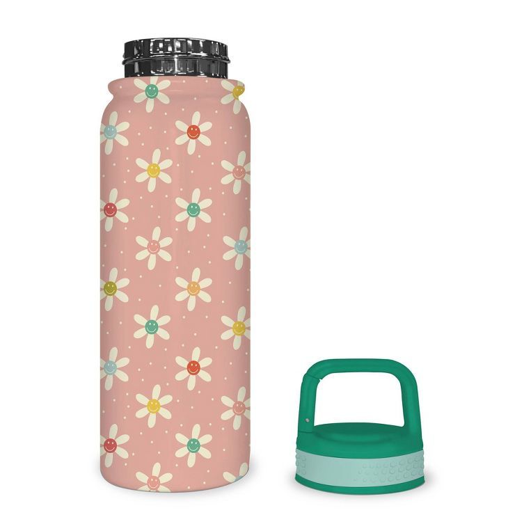 OCS Designs 20oz Stainless Steel Water Bottle Smiling Daisies | Target