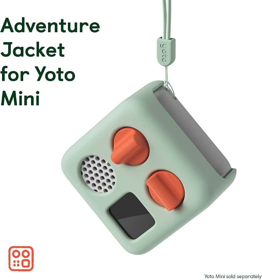 Yoto Mini Adventure Jacket in Frog Soup (Green) with Matching Wrist Lanyard – Accessory for Kid... | Amazon (US)