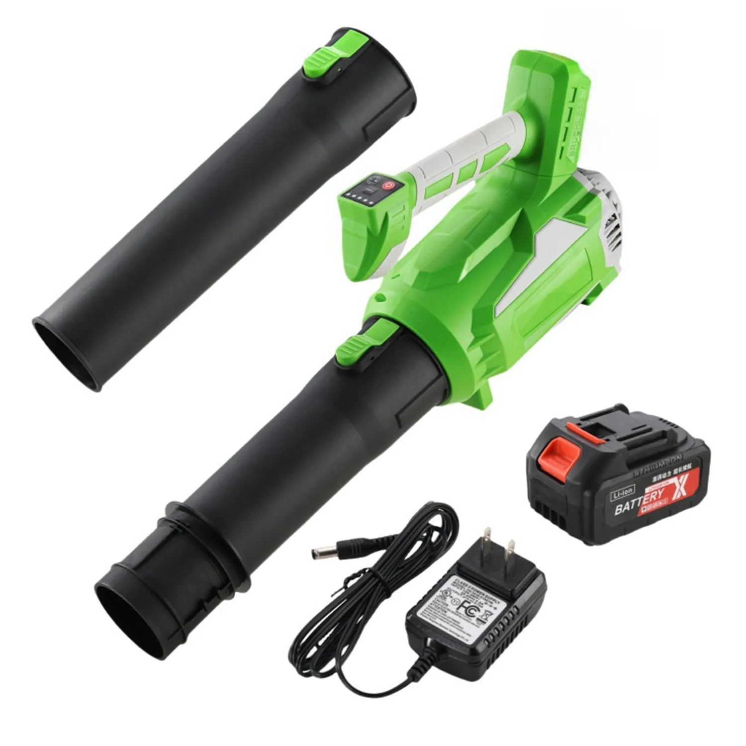 LUCKY ONE 21 Volt 650 CFM Battery Cordless Handheld Leaf Blower with Battery and Charger one_size | LO-SE370673P | Lowe's