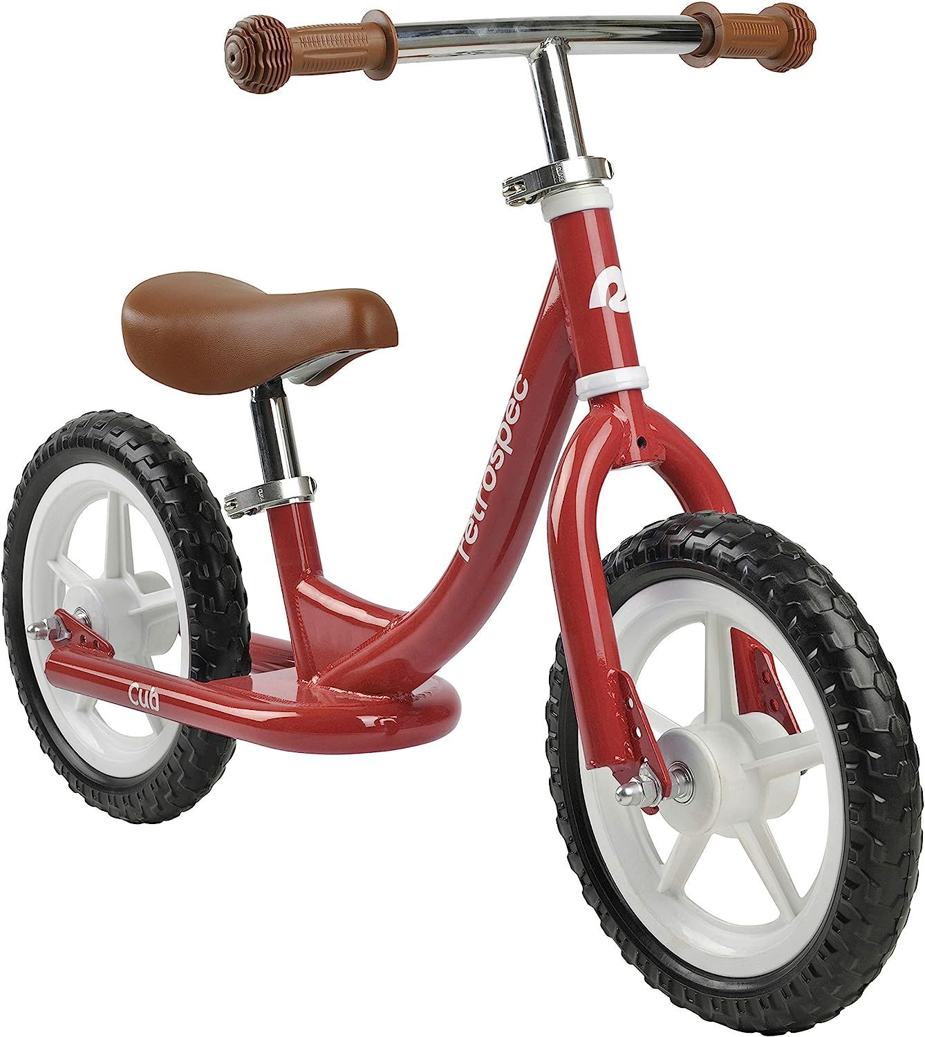 Retrospec Cub Kids Balance Bike No Pedal Bicycle - Beginner Toddler Bike - Steel Frame & Air-Free... | Amazon (US)