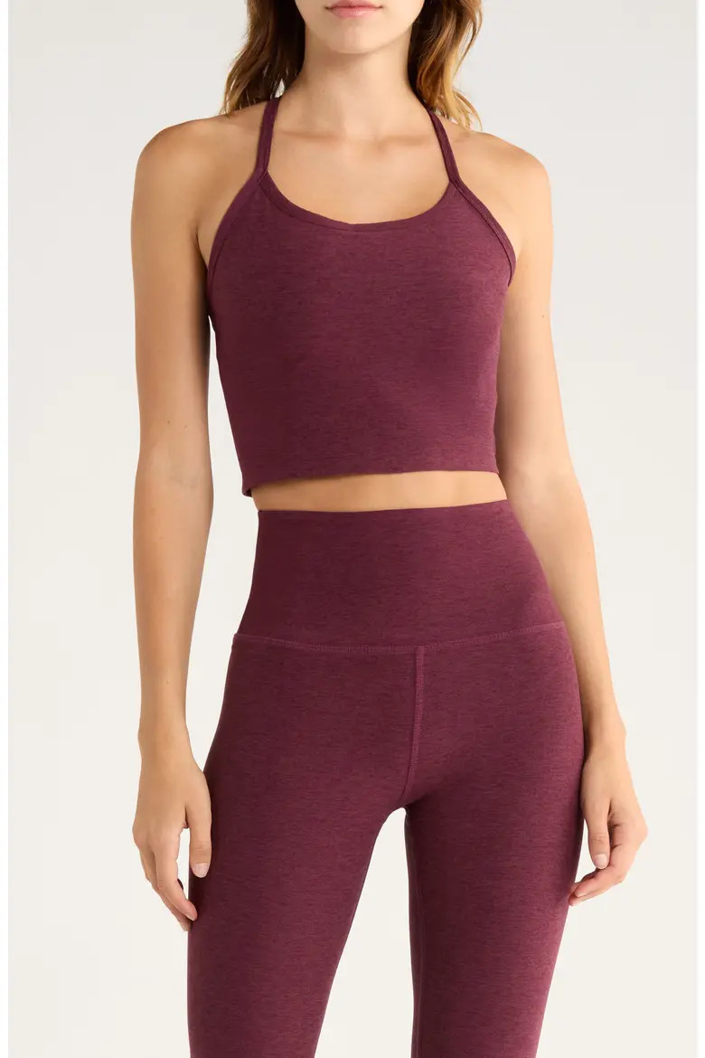 Space Dye Slim Racerback Crop Tank (Women) | Nordstrom | Nordstrom