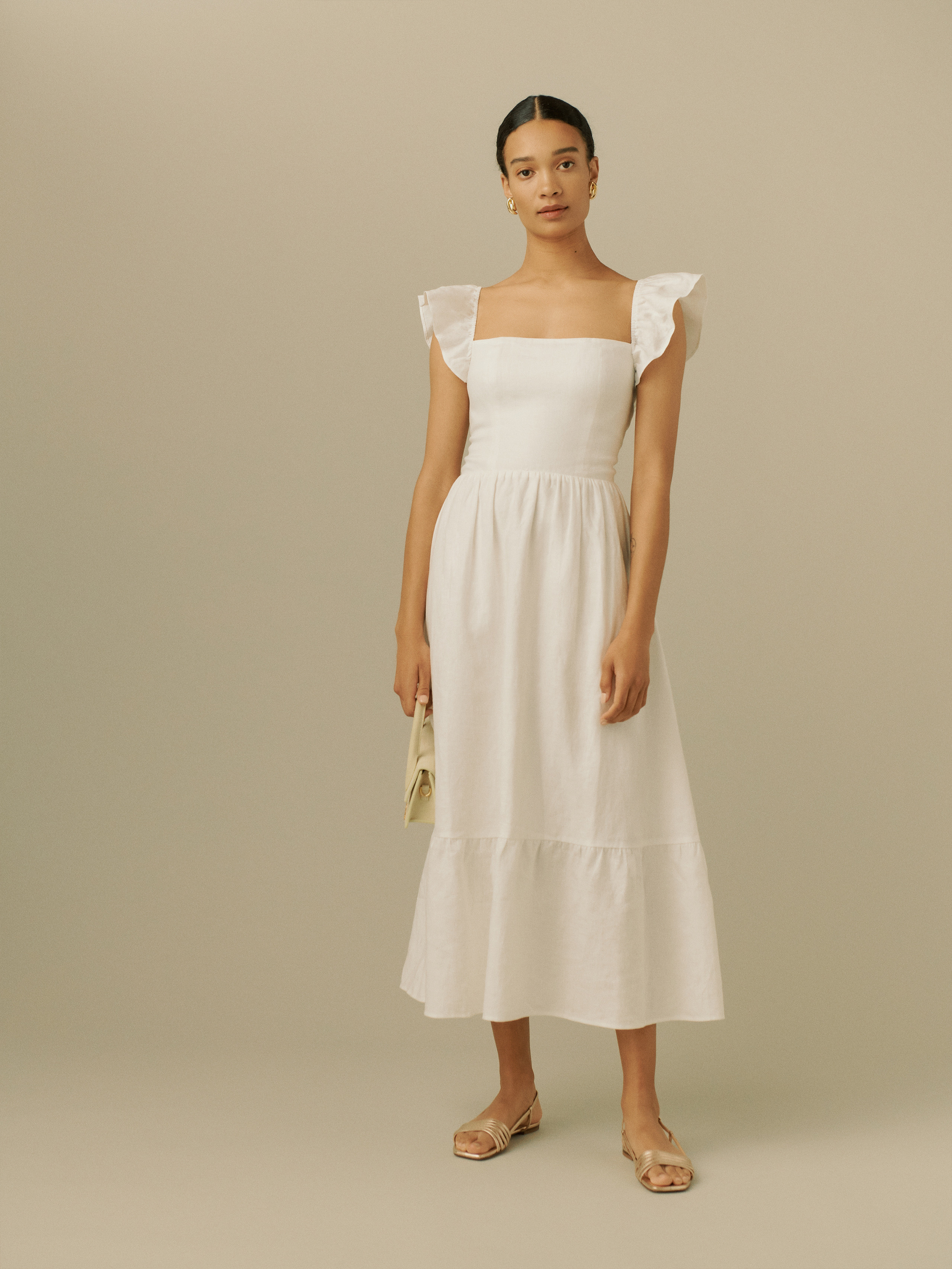 Lucila Linen Dress | Reformation (Global)
