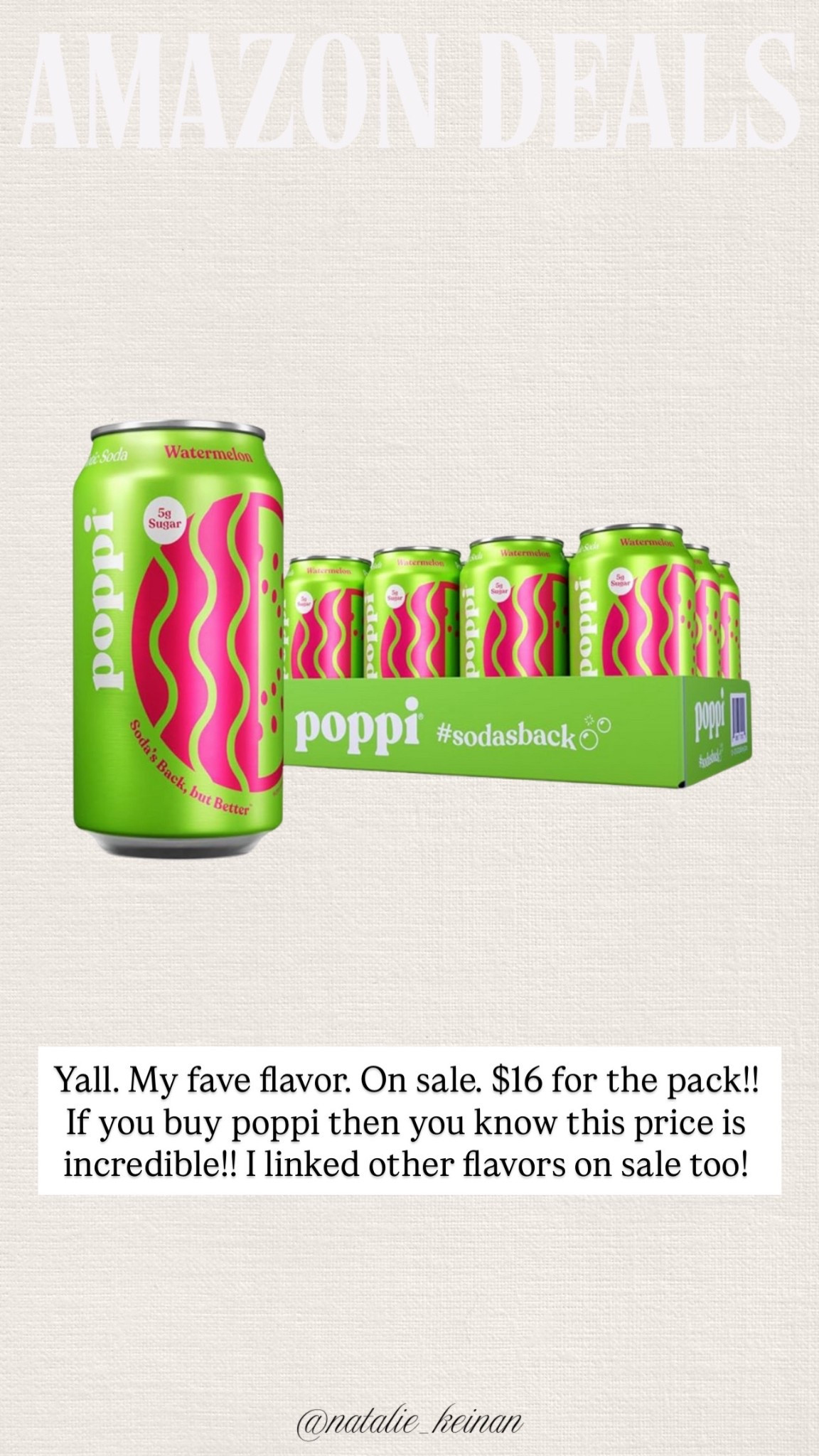 Poppi on sale for prime day!! 

#LTKFindsUnder50 #LTKHome #LTKSaleAlert