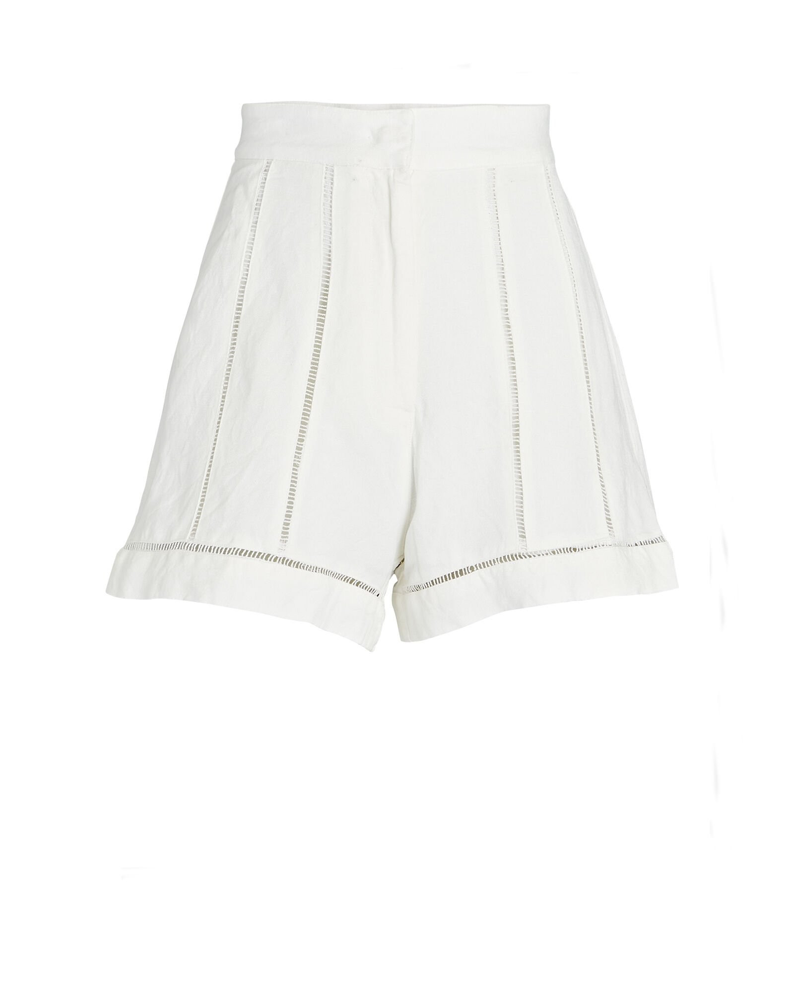 Theodora High-Rise Linen-Blend Shorts | INTERMIX