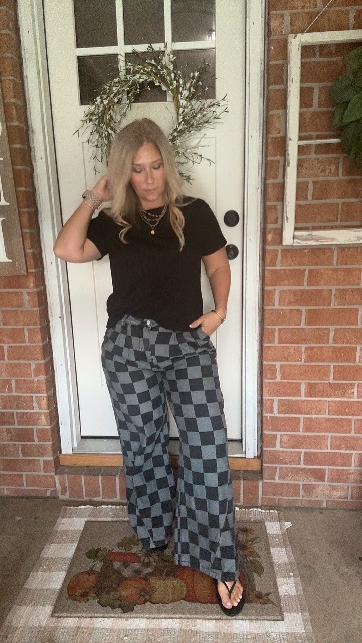 These pants are gonna be perfect for all the fall outfits! 
Pants size 12 run small
Top med 
Shoes 8

#LTKStyleTip #LTKMidsize #LTKOver40